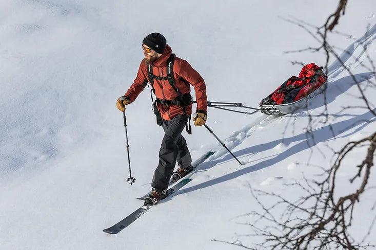 Skinbased Trekking With a Sled or Pulka